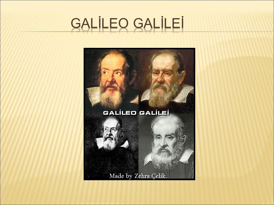 GALİLEO GALİLEİ