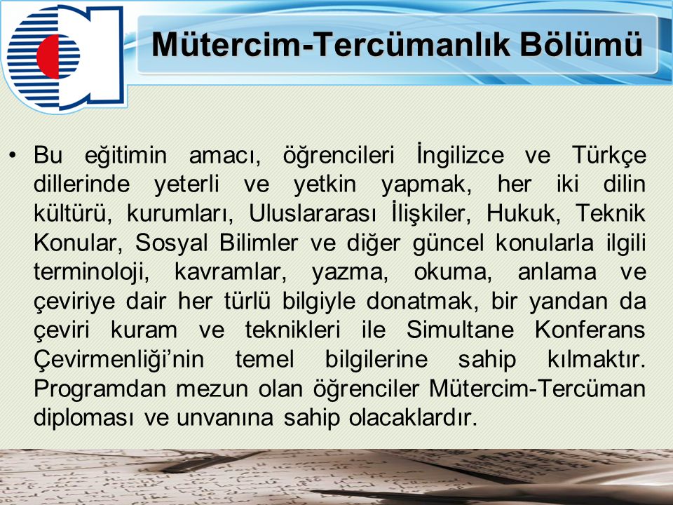 Mutercim Tercumanlik Ppt Indir