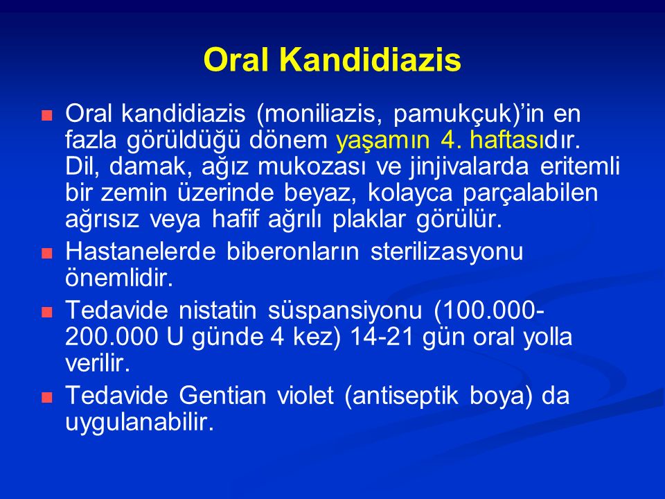Oral Kandidiazis