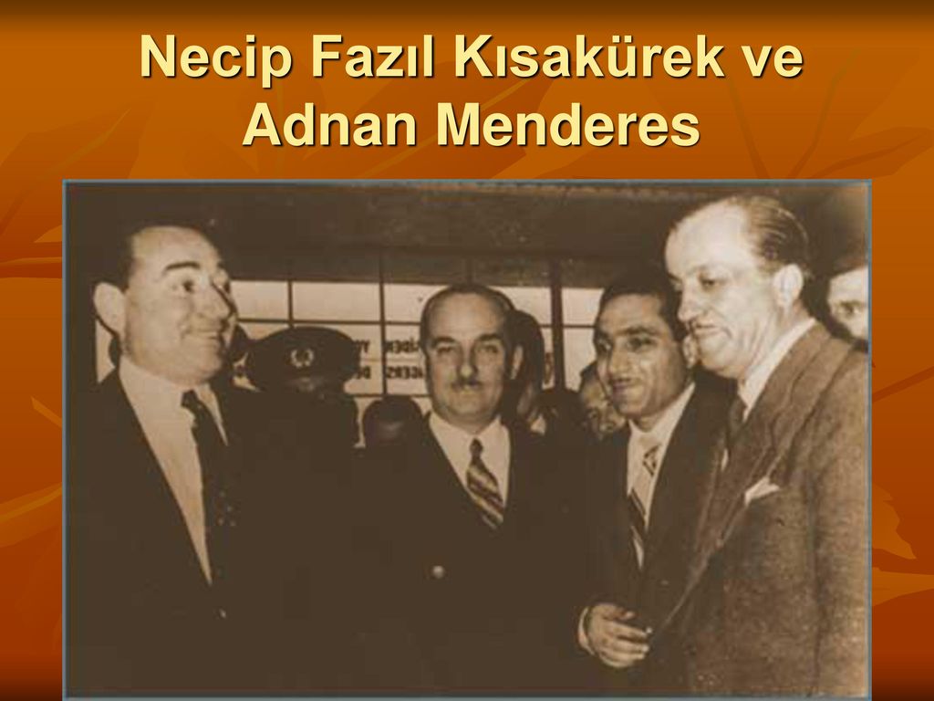 Necip Fazıl Kısakürek. - Ppt Indir