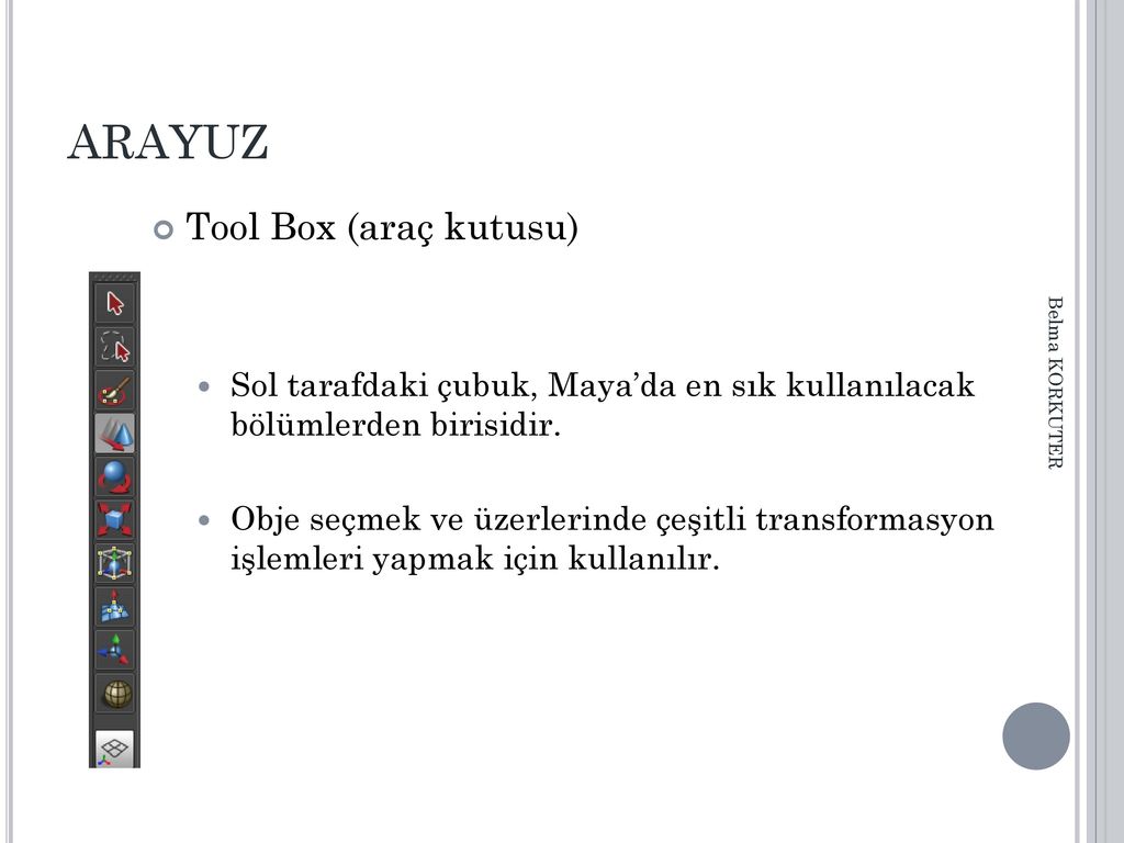 Belma KORKUTER TEMEL YAPI VE ARAYÜZ. - Ppt Indir