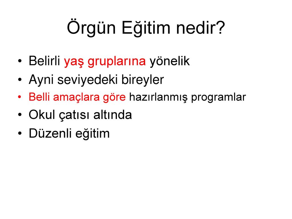 Turk Egitim Sistemi Ve Okul Yonetimi Ders Notlari Ppt Video Online Indir