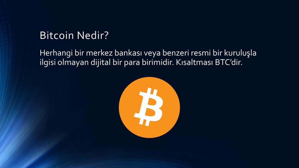 Bitcoin Nedir.