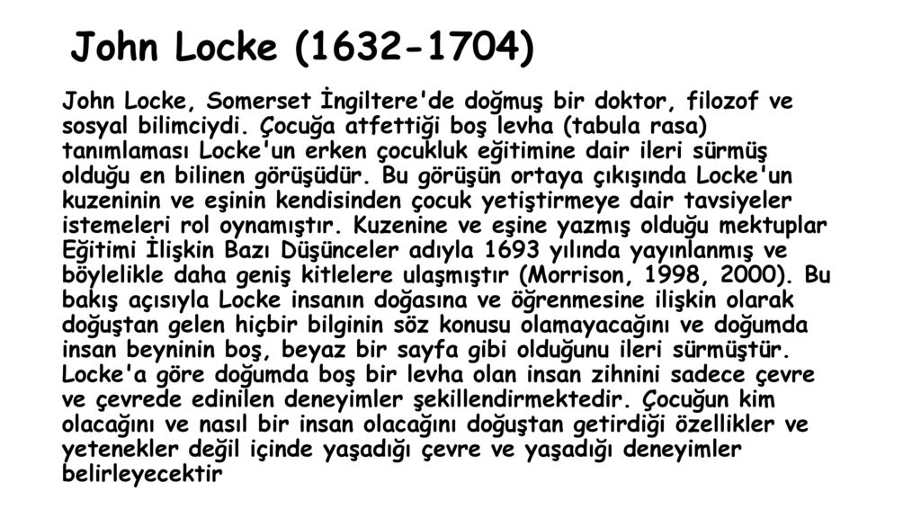 john locke çocukluk olayları