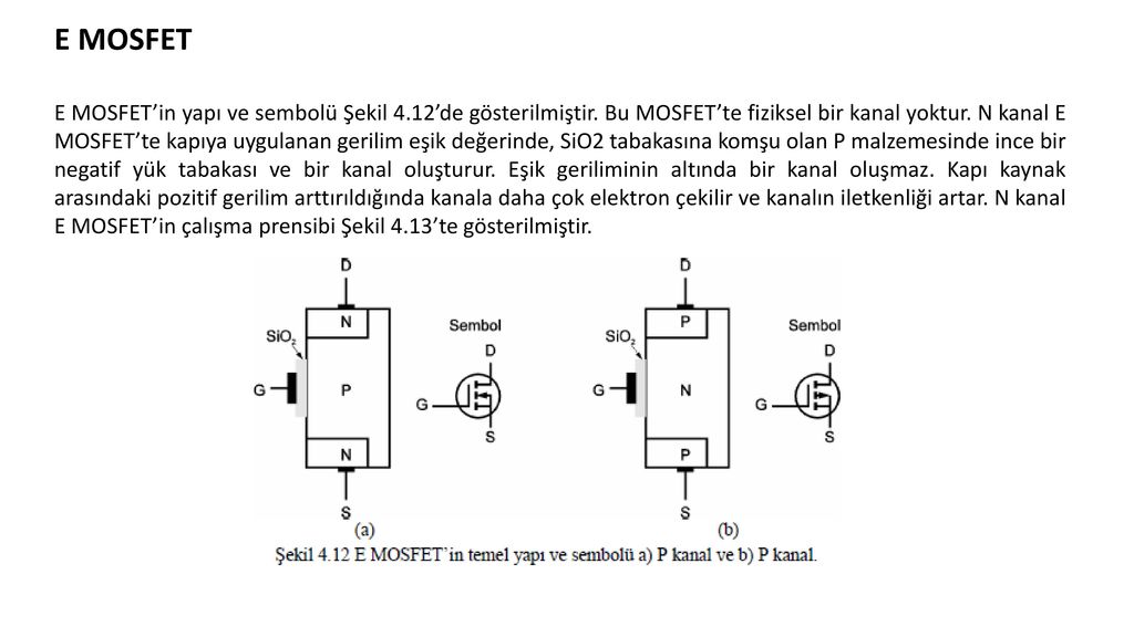 Alan Etkili Transistor Ve Yapisi Ppt Indir