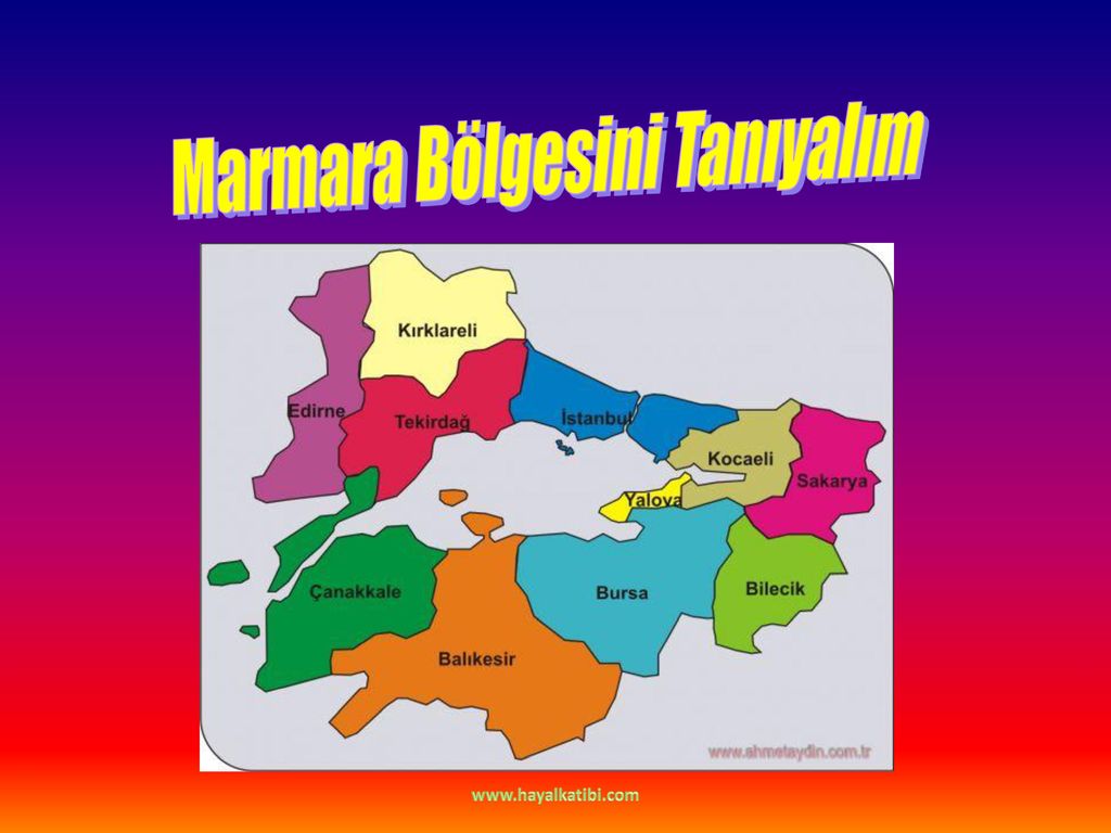 Marmara Bölgesini Tanıyalım