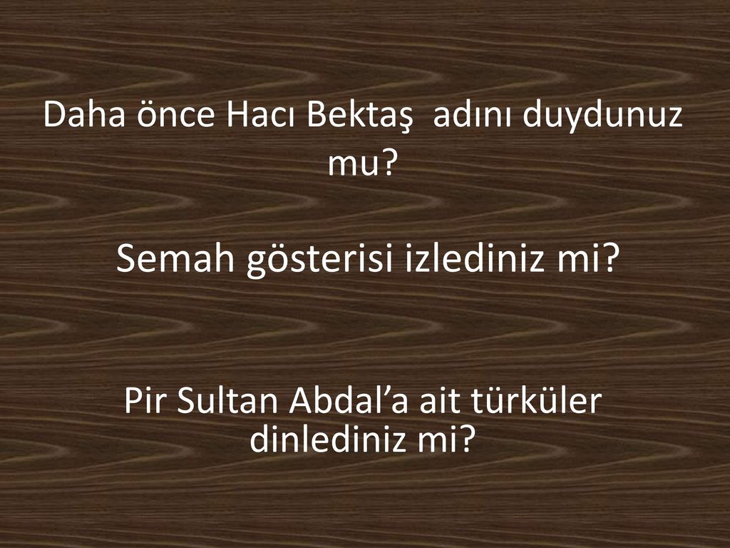 TÜRKÇE METNİ. - Ppt Indir