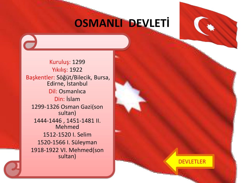 Osmanli Devletinin Kurulus Donemi Tarih Bilimi