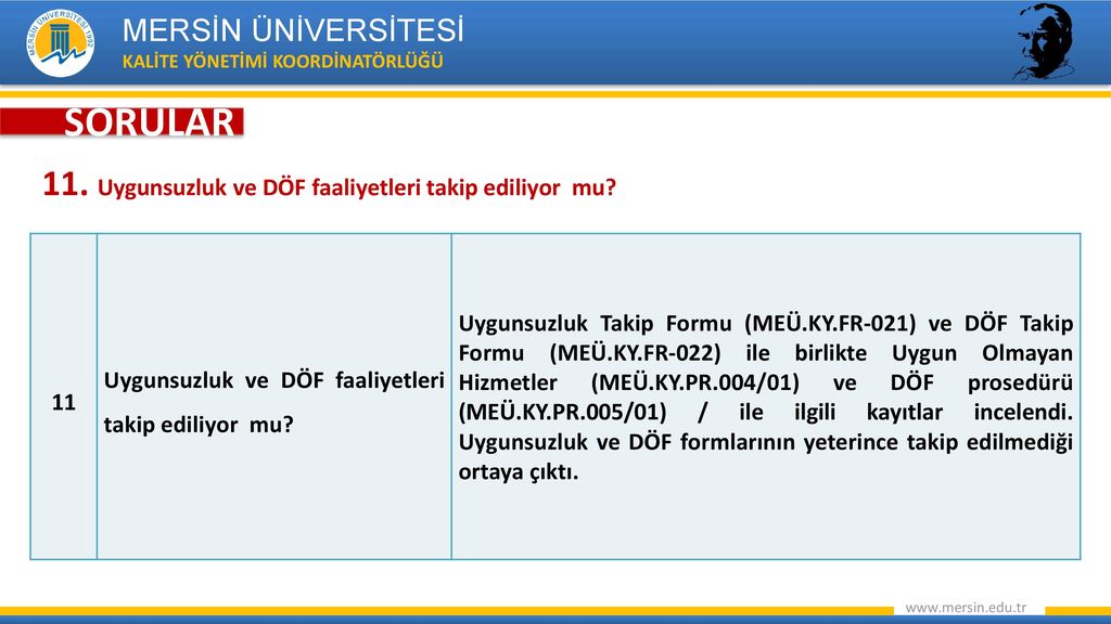 KALİTE YÖNETİMİ KOORDİNATÖRLÜĞÜ - Ppt Indir