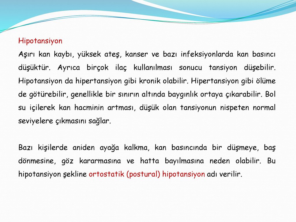 Nabız-tansiyon ilişkisi - Dr. Demet Erciyes
