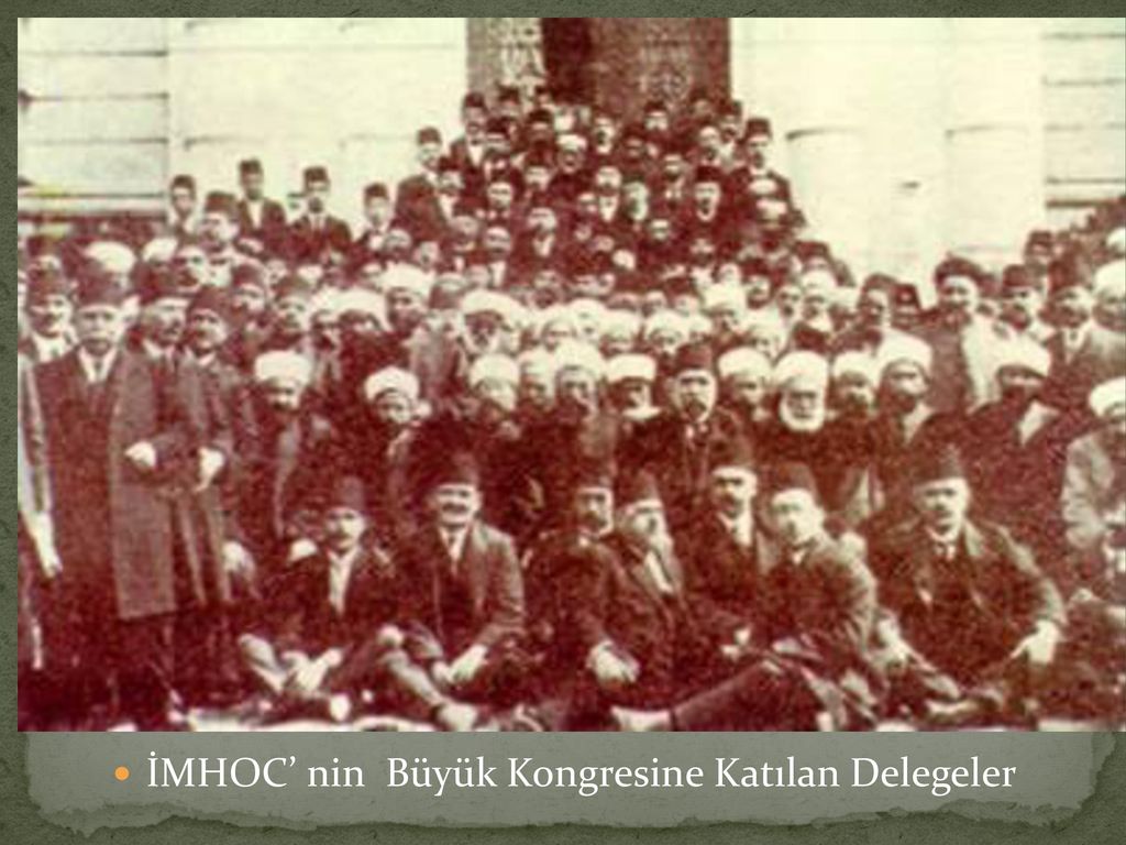 İMHOC’ nin Büyük Kongresine Katılan Delegeler