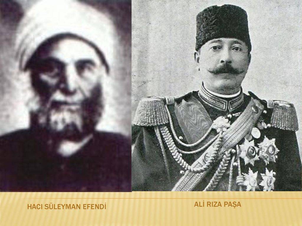 Ali Rıza Paşa Hacı Süleyman Efendi