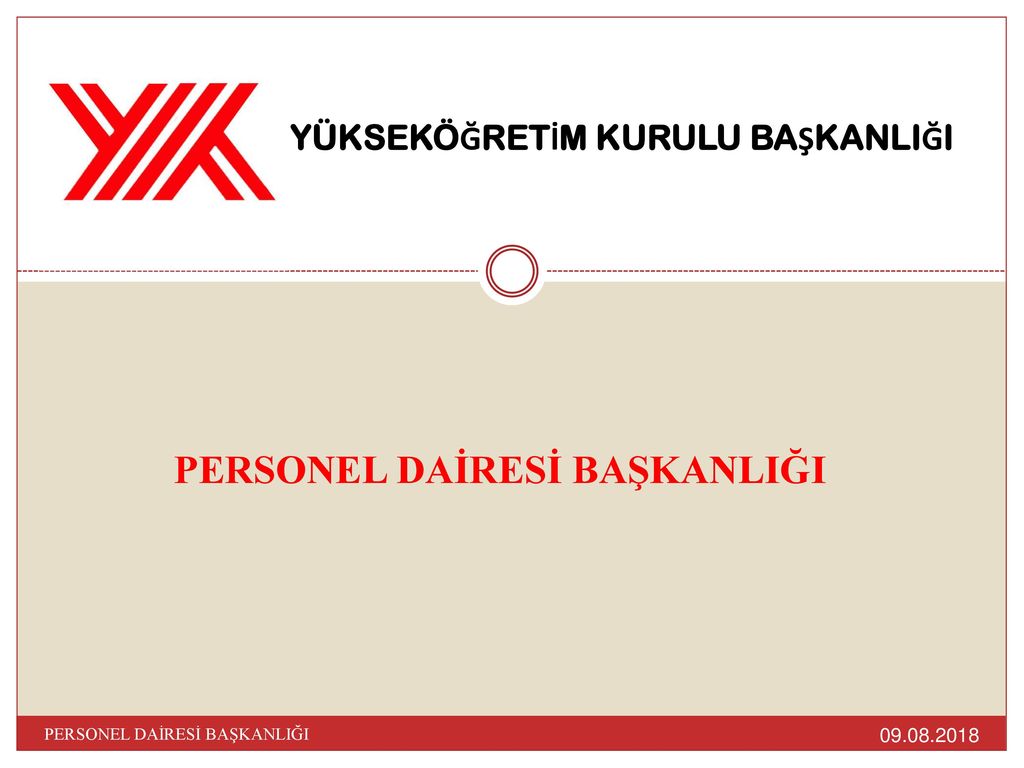 PERSONEL DAİRESİ BAŞKANLIĞI - Ppt Indir