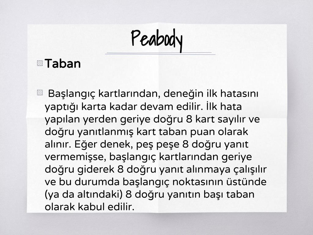 Peabody Taban.