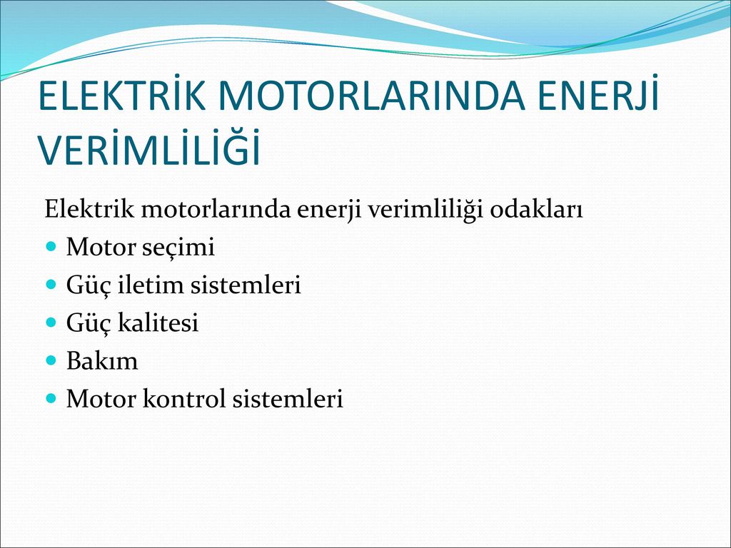 SANAYİDE ENERJİ VERİMLİLİĞİ - Ppt Indir