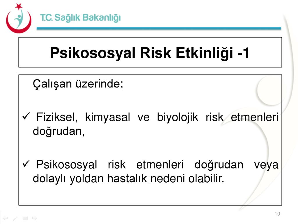 Psikososyal Risk Etkinliği -1
