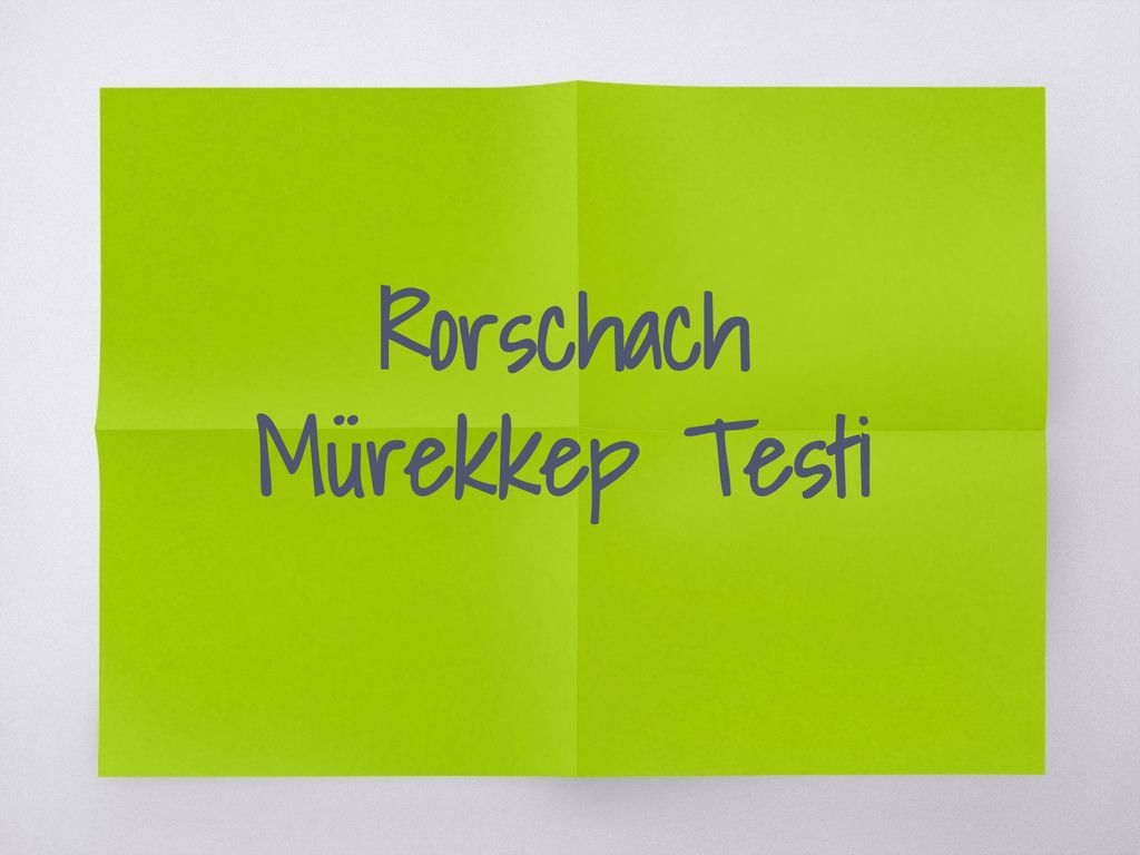 Rorschach Mürekkep Testi