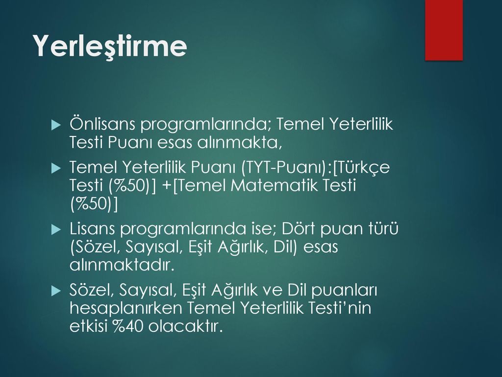 Yükseköğretim Kurumları Sınavı - Ppt Indir