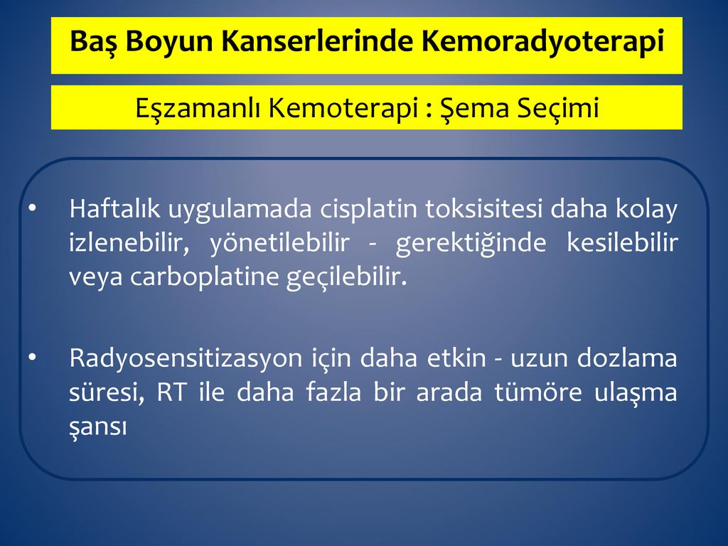 Baş Boyun Kanserlerinde Radyoimmünokemoterapi - Ppt Indir