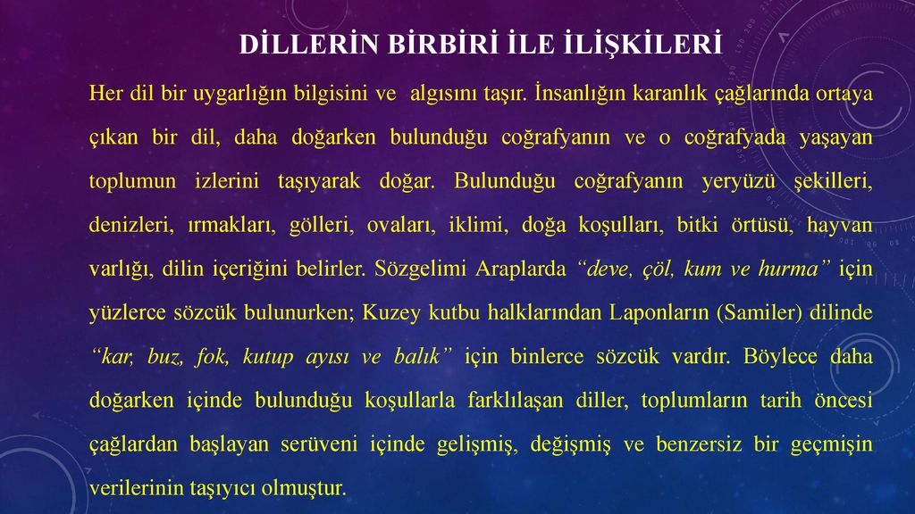 DİLİN TANIMI Ppt Indir