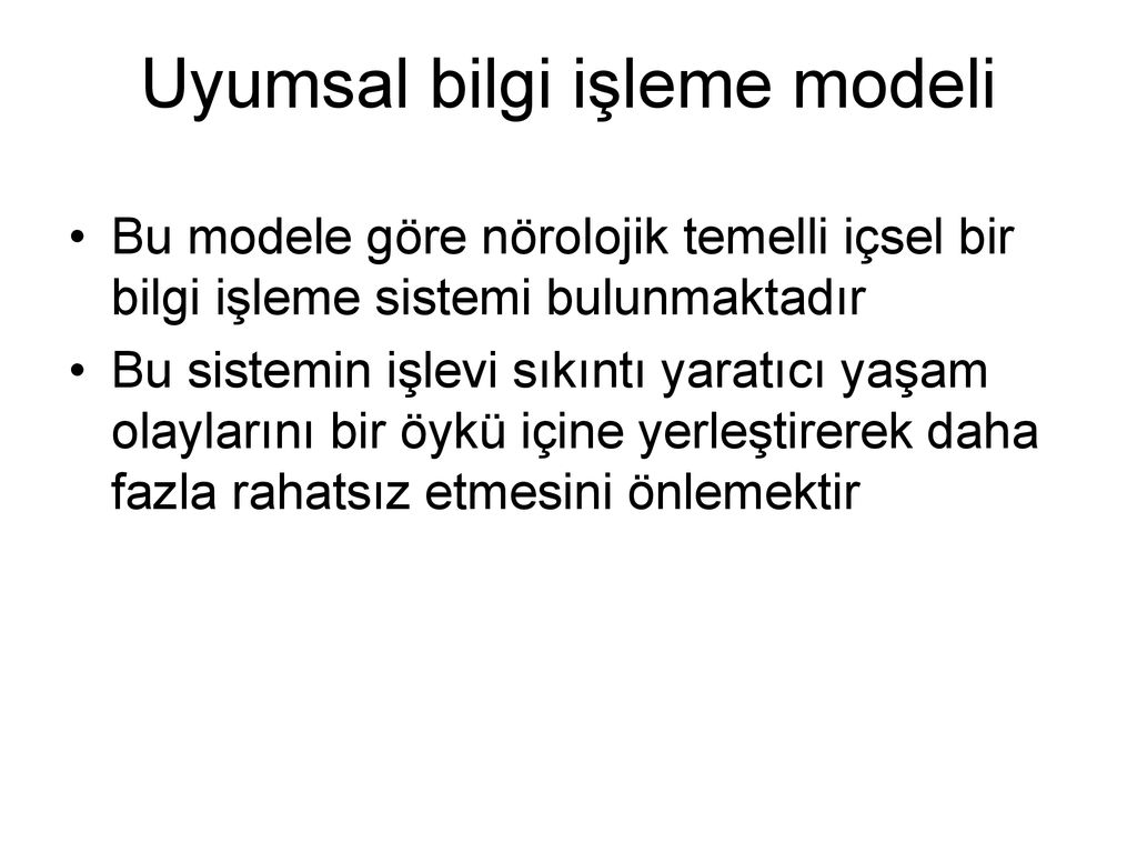 Travma Belleği Prof Dr Süheyla Ünal Ppt Indir