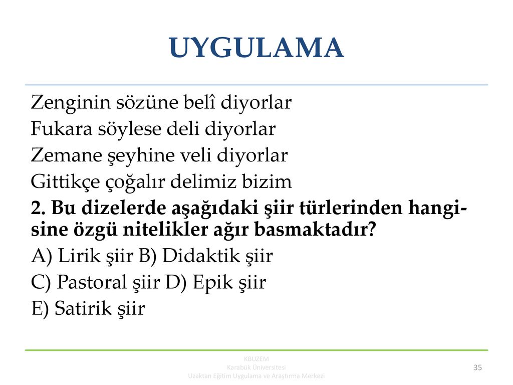 12. HAFTA TUR182 TÜRK DİLİ II. - Ppt Indir