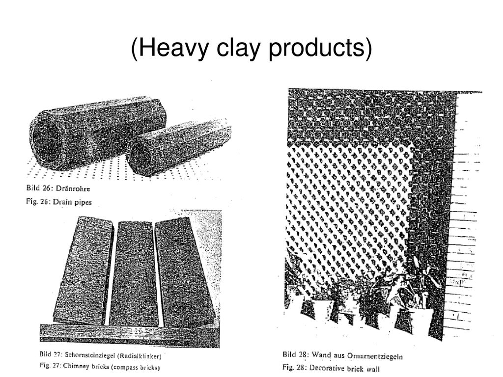 Ceramic body and terms Heavy Clay Products Tile and bricks… - ppt indir