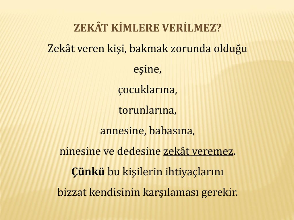 ZEKÂT; Kelime Anlamı: ‘Artma, çoğalma, Arınma Ve Bereket’ - Ppt Indir