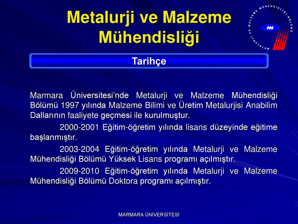 Metalurji Ve Malzeme Mühendisliği - Ppt Indir