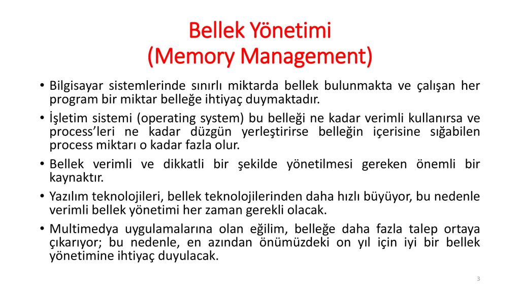 İşletim Sistemleri (Operating Systems) - Ppt Indir