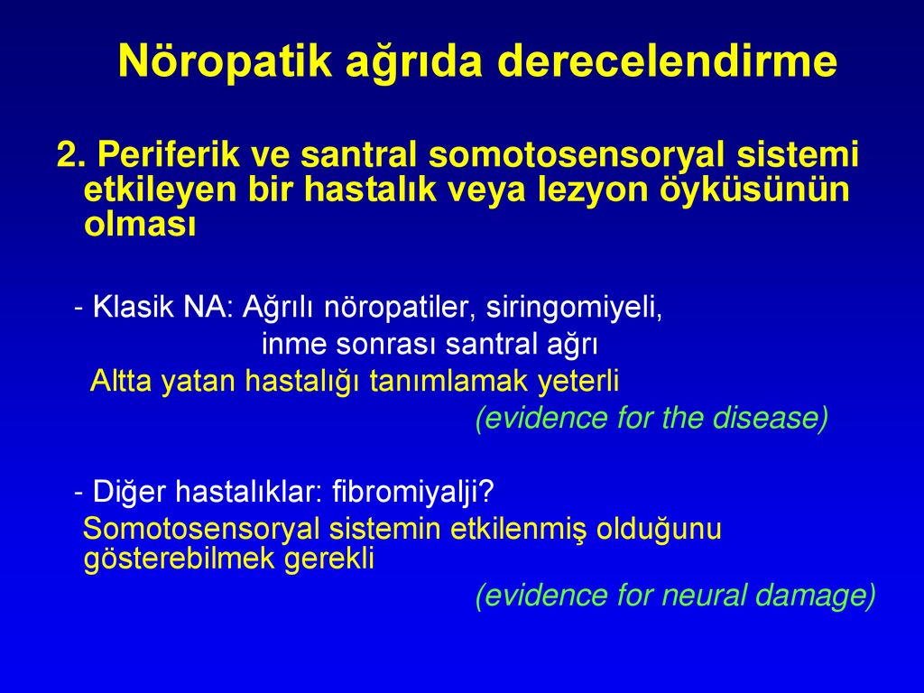 Nöropatik Ağrı Ve Semptomlar - Ppt Indir