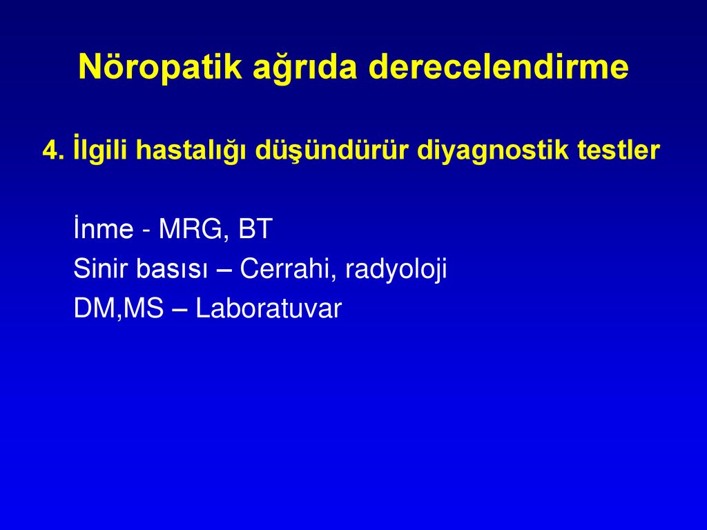 Nöropatik Ağrı Ve Semptomlar - Ppt Indir