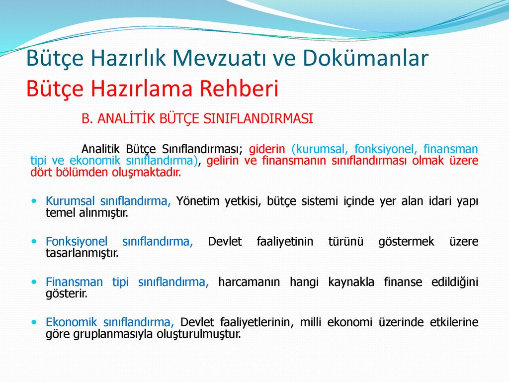 BÜTÇE HAZIRLAMA REHBERİ - Ppt Indir