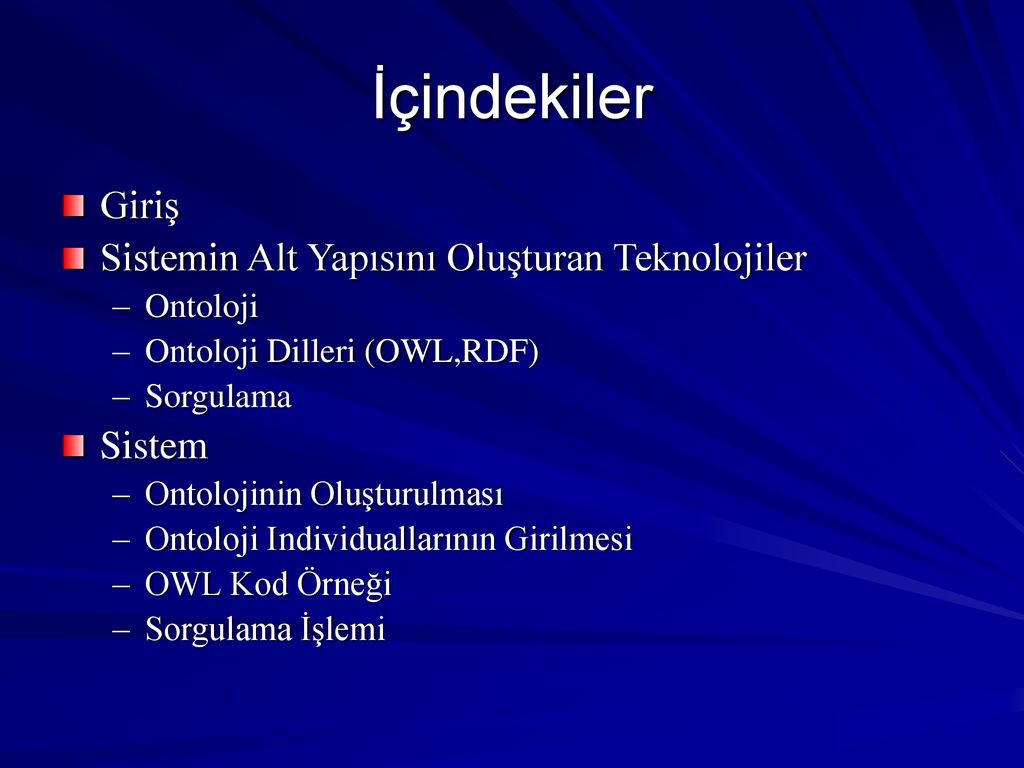 Ontoloji Tabanlı Bir Kitap Sorgulama Sistemi Gerçekleştirimi - Ppt Indir