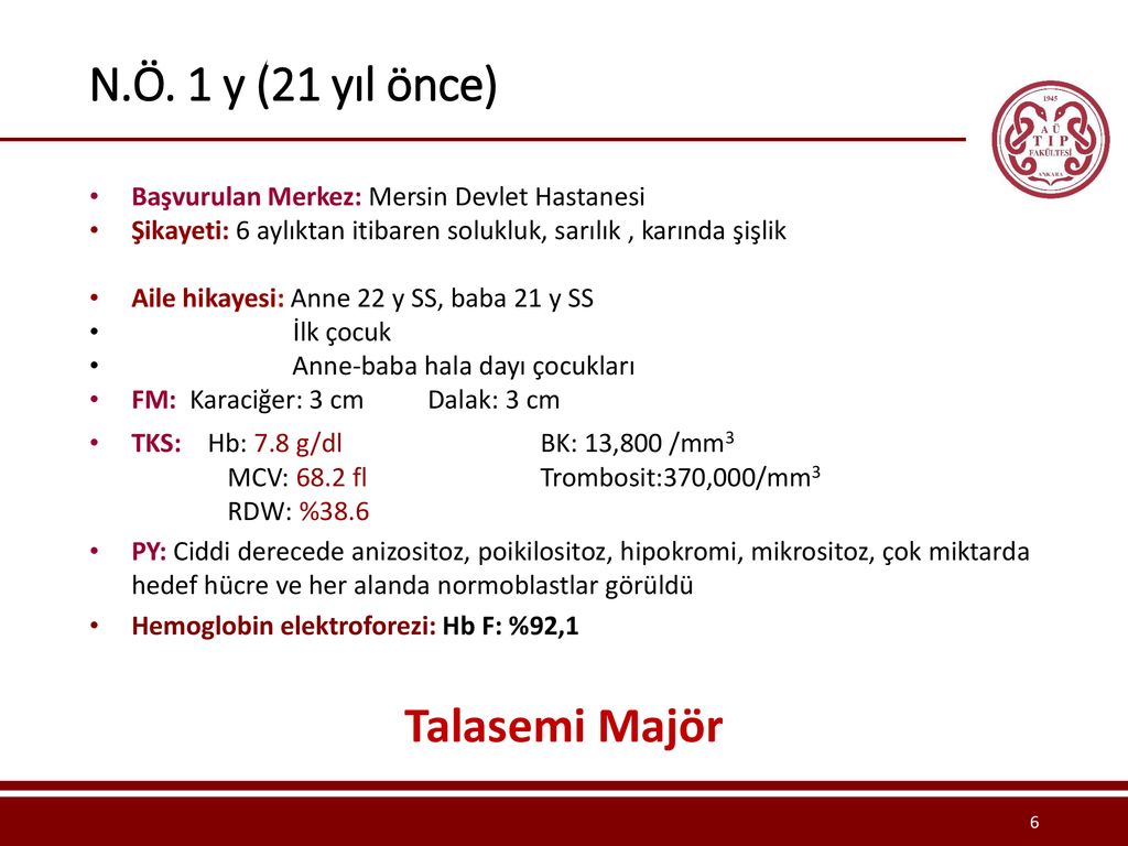 Hemolitik Anemiler Dr. Elif Ünal İnce. - Ppt Indir