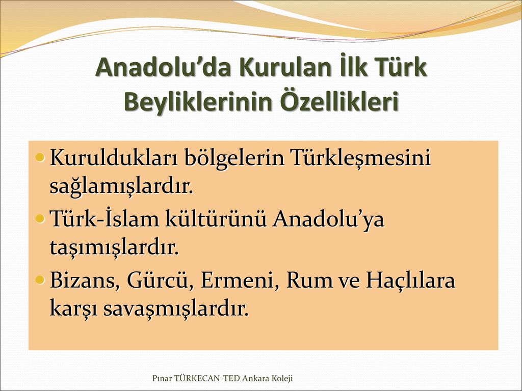 Türkiye(Anadolu) Selçuklu Devleti - Ppt Indir