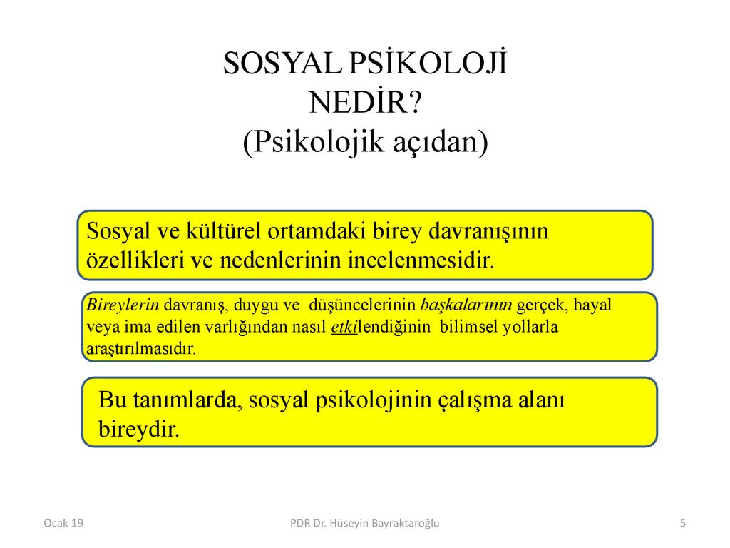 Rpd 104 Sosyal Psİkolojİ Dersİ Ppt Indir