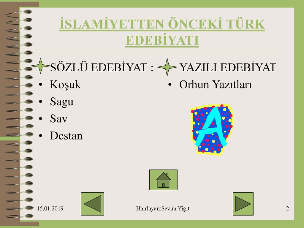 TÜRK EDEBİYATI EVRELERİ - Ppt Indir