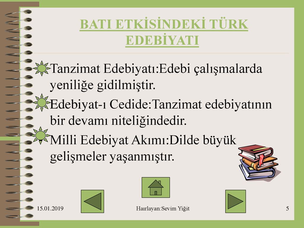 TÜRK EDEBİYATI EVRELERİ - Ppt Indir