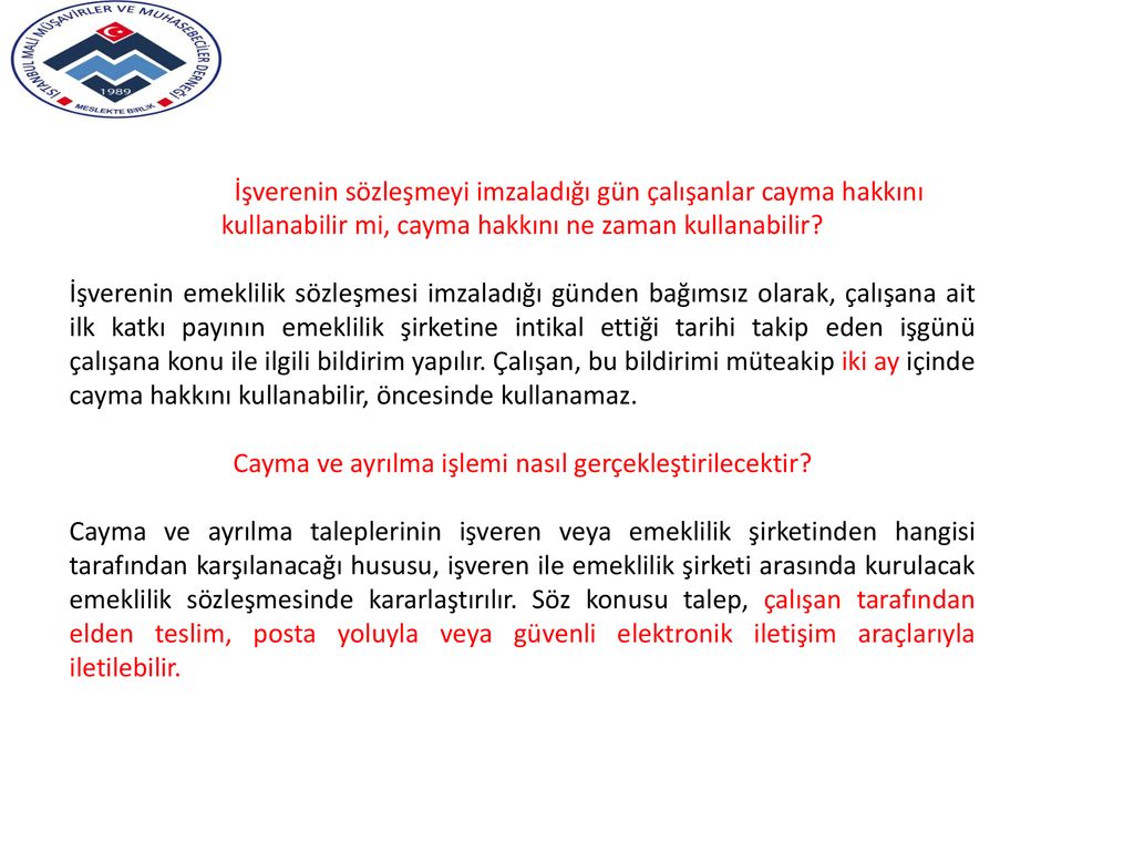 BİREYSEL EMEKLİLİK SİSTEMİ (B.E.S) - Ppt Indir