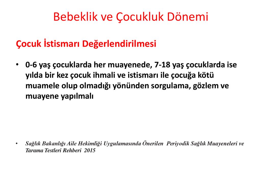 Periyodik Sağlık Muayeneleri - Ppt Indir