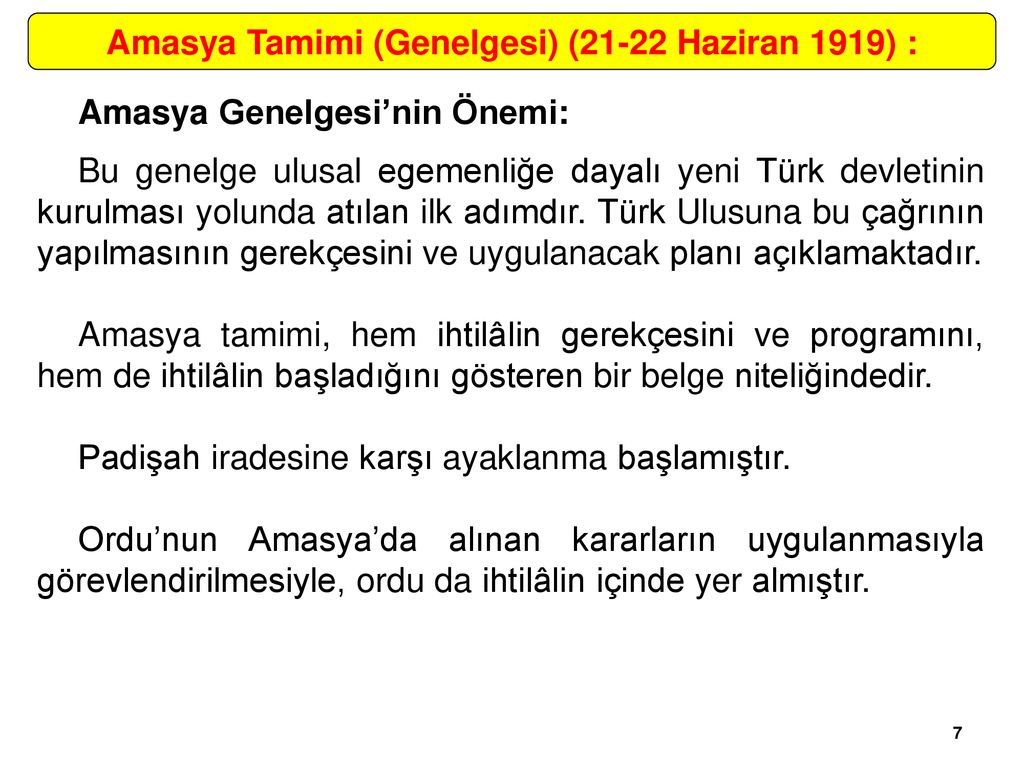 ATATÜRK İLKELERİ VE İNKILÂP TARİHİ I - Ppt Indir