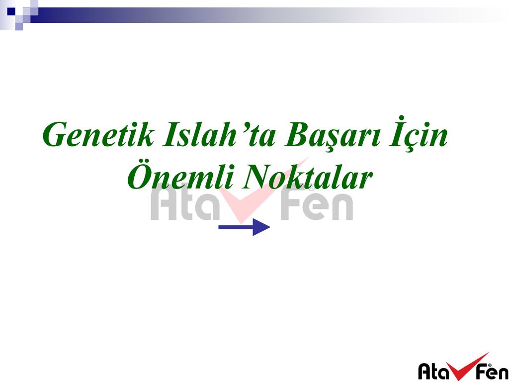 Süt Sığırcılığında Genetik Islah - Ppt Indir