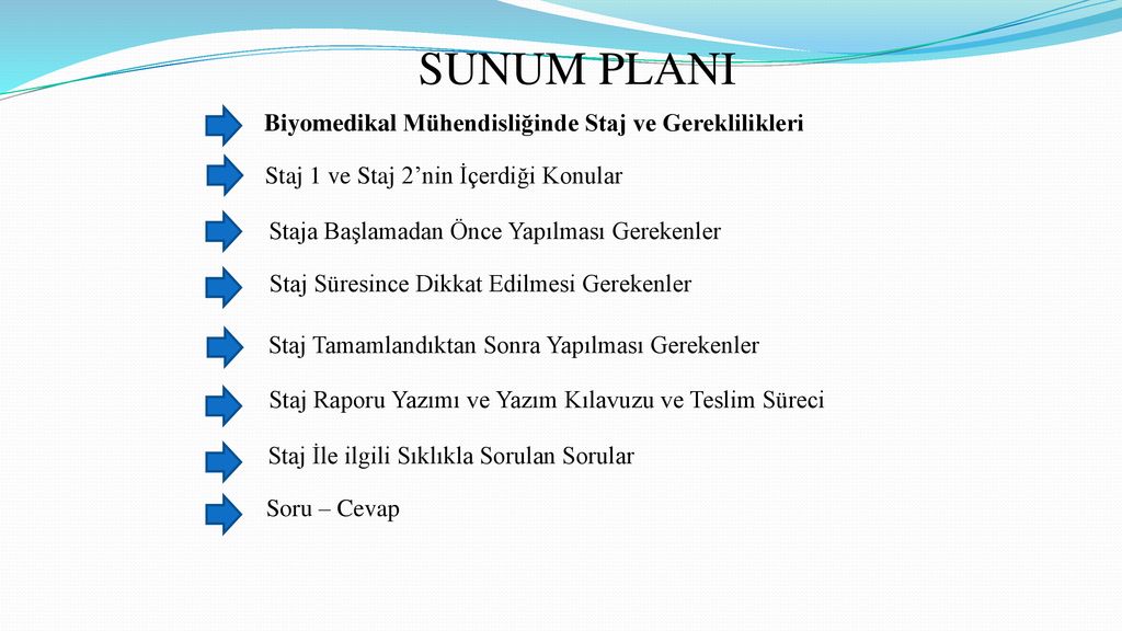 STAJ ÖNCESİ VE SONRASI İLE İLGİLİ GENEL BİLGİLENDİRME TOPLANTISI - Ppt ...