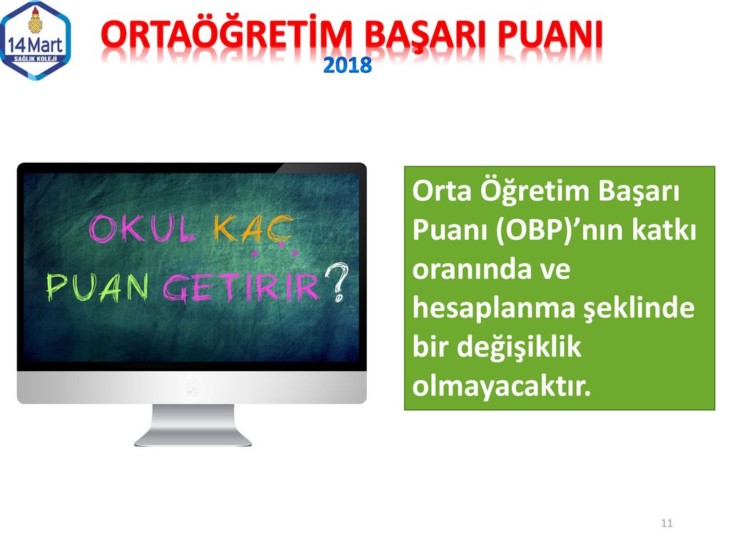 YÜKSEK ÖĞRETİM KURUMLARI SINAVI - Ppt Indir