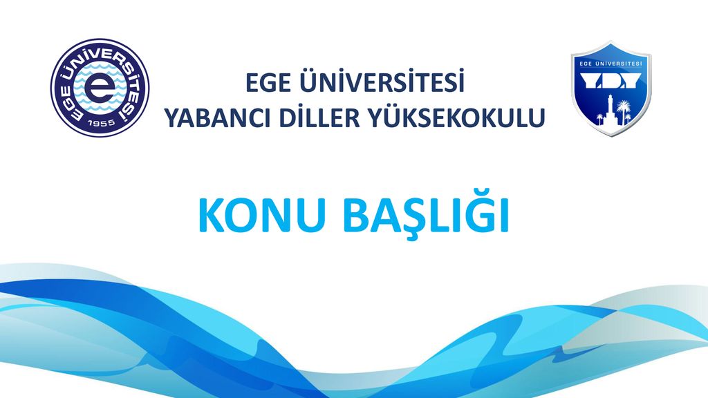 YABANCI DİLLER YÜKSEKOKULU - Ppt Indir