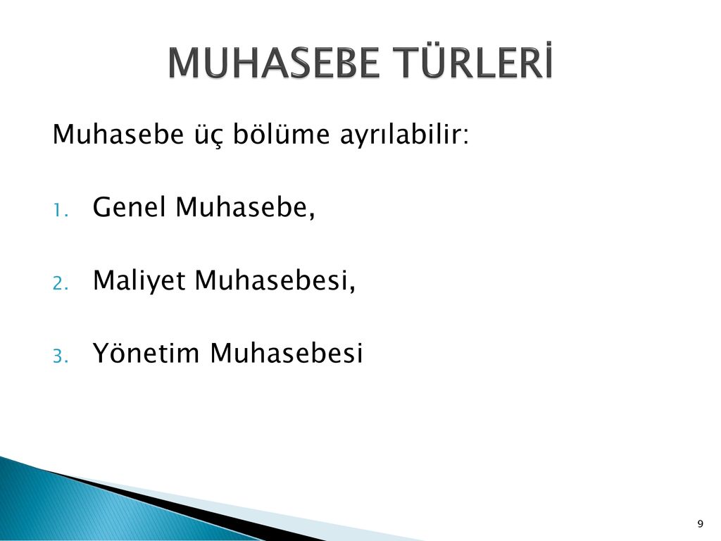 İŞLETMELERDE BİLGİ VE ÖLÇME SİSTEMİ: MUHASEBE - Ppt Indir