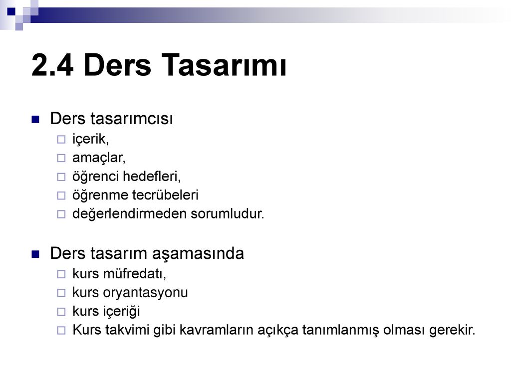 UZAKTAN ÖĞRENİM TASARIMININ ANA HATLARI - Ppt Indir