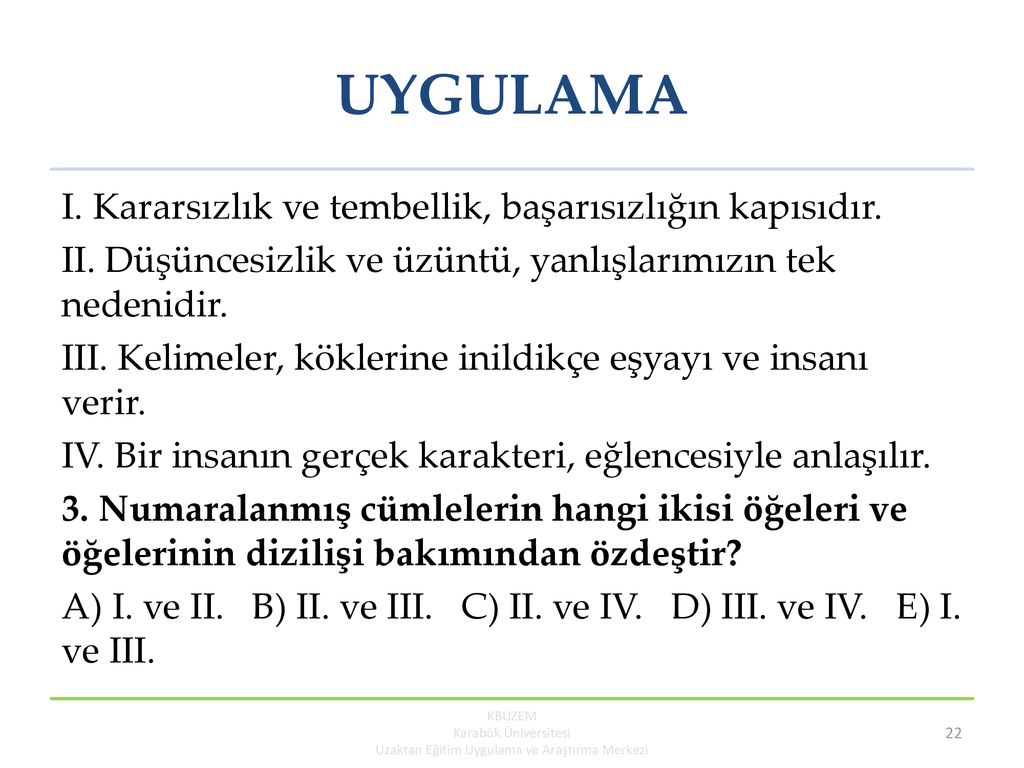 4. HAFTA TUR182 TÜRK DİLİ II. - Ppt Indir