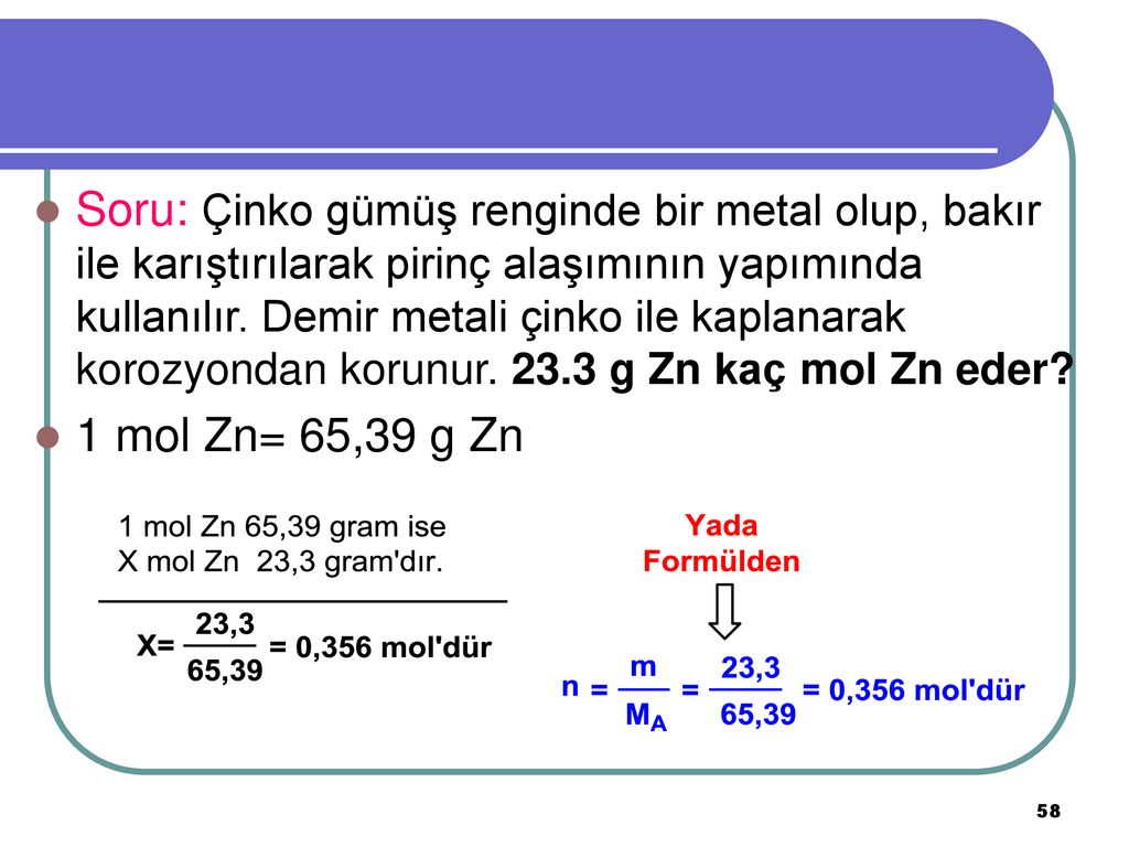 Zn моль. G Mol-1 to g/Mol. 19,25 G/Mol to kg-Mol. 1mol miqdori. 1mol nechiga Teng.